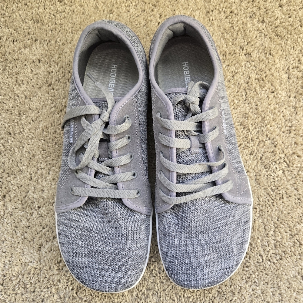 Hobibear gray wide toe knit comfort sneaker shoes EU size 46 - Picture 8 of 10